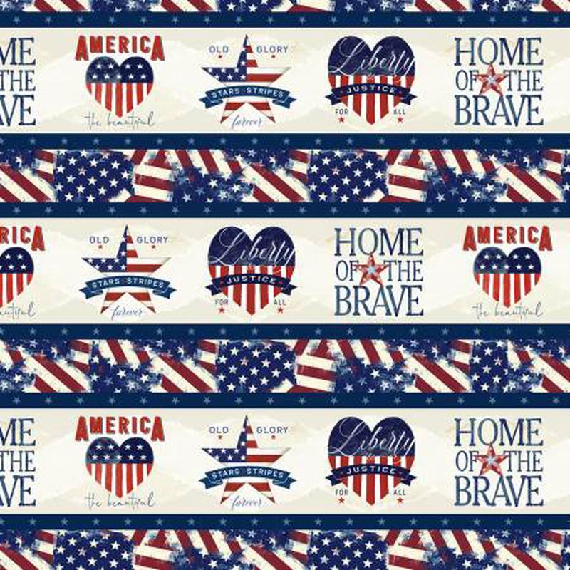 Hearts Anthem 84473-243 Multi Repeating Stripe