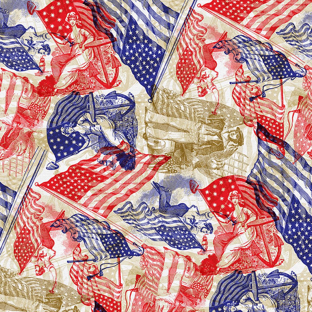 Historic Engravings - Quilting Cotton - Wide
