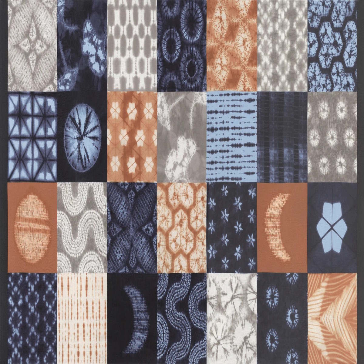 Kawa by Debbie Maddy for Moda Fabrics: Patchwork - Rust