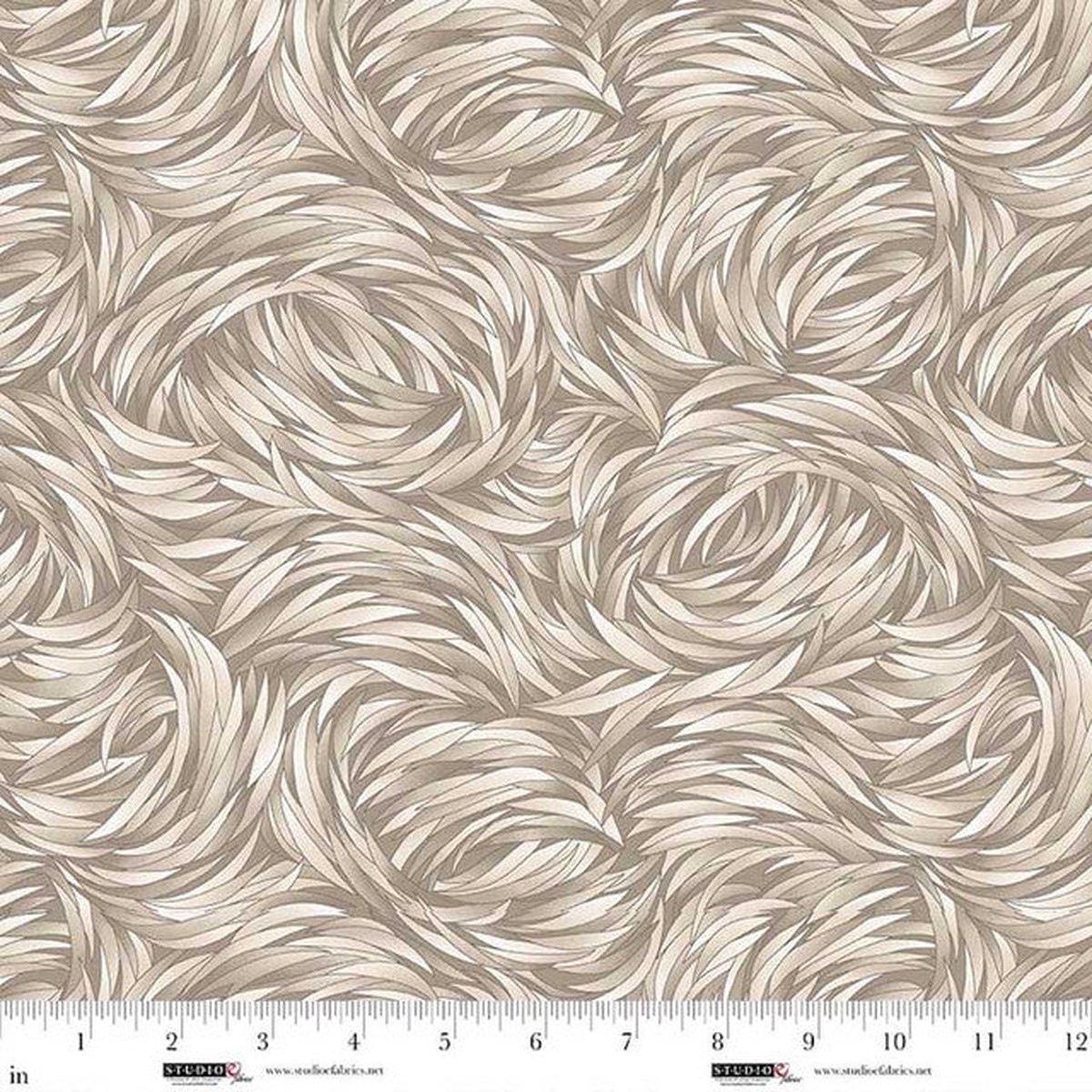 Biscuit Tempest 108" Cotton Quilt Fabric Per Yard