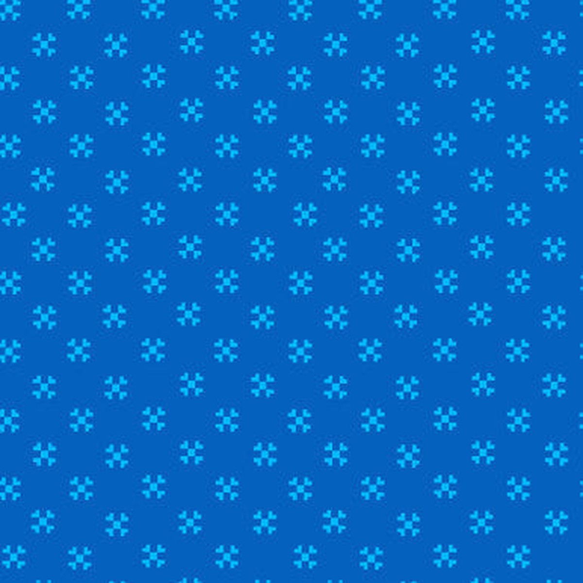 Deep Blue Spaced Out Colorblock Party 43/44" Cotton Fabric Per Yard
