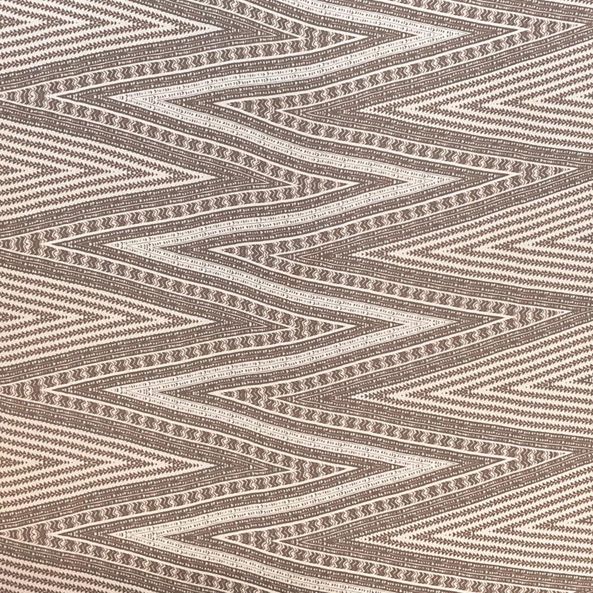 4 1/2 YD PC-Gray-Ivory Chevron Multi Designs Silk Chiffon Designer Remnant Fabric