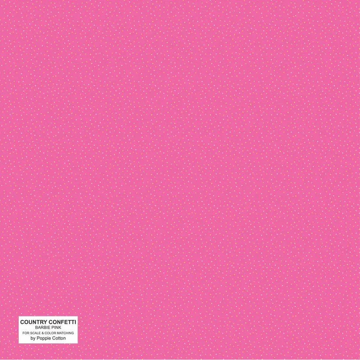 Pink Not Your Mama's Pink Cotton 44"/45" Fabric Per Yard