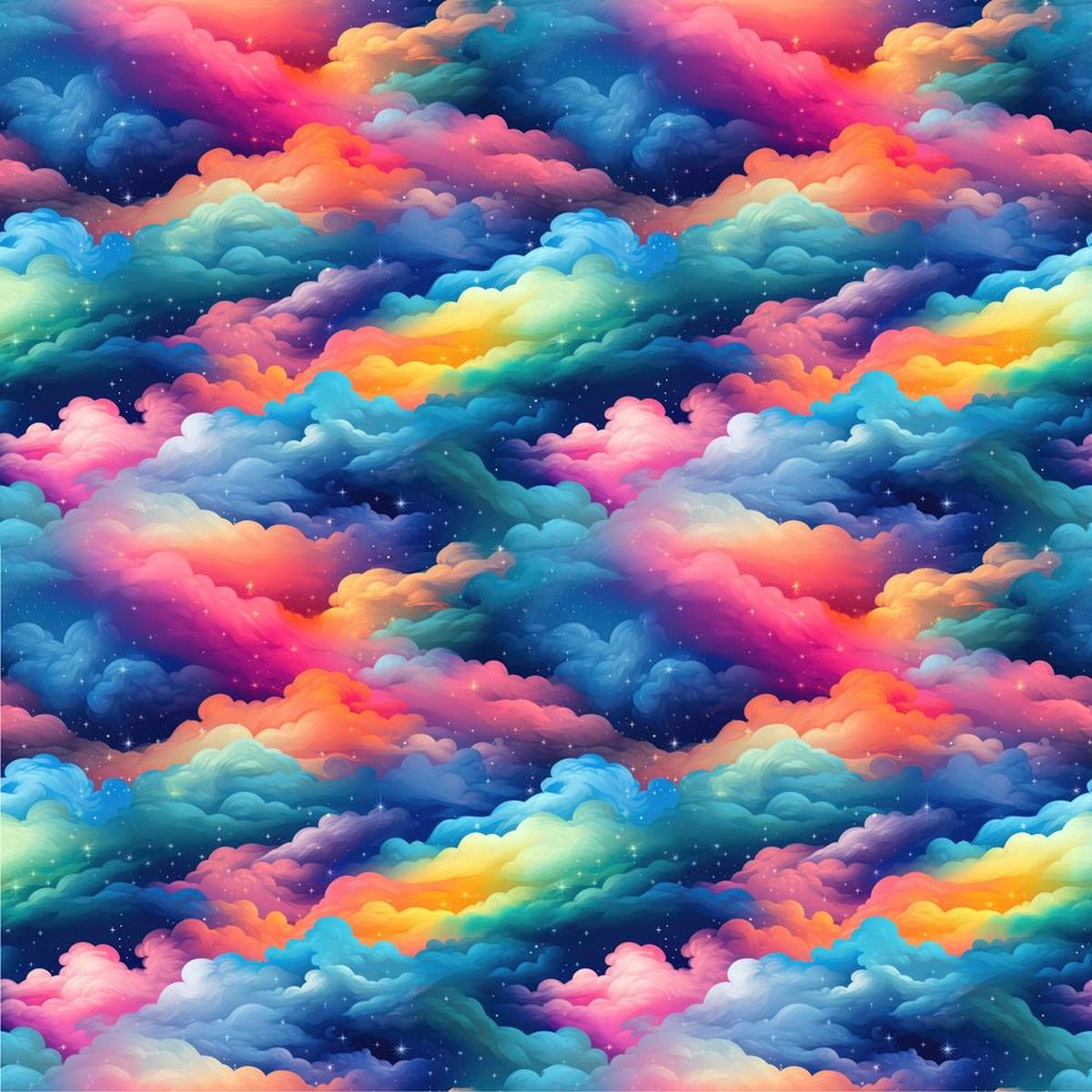 Colorful Cloud Fabric