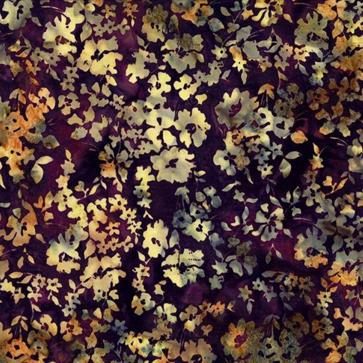 Hoffman Medium Floral W2592 515 Rum Raisin X