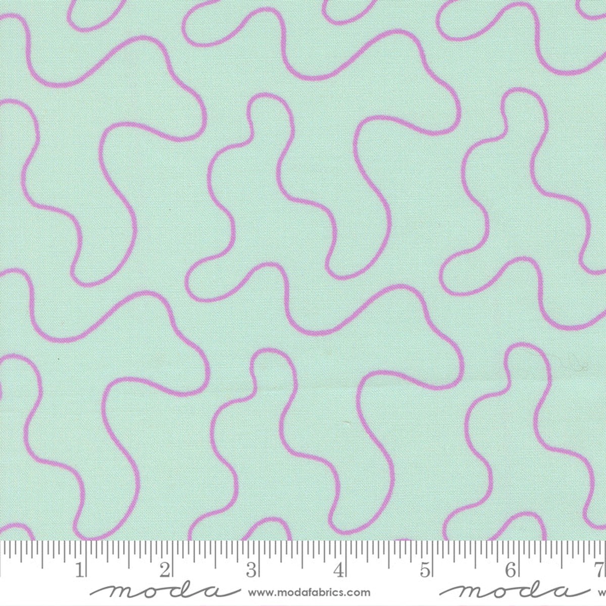 Moda Floral Fondant 14136 16 Sky Spiraling Threads By The Yard