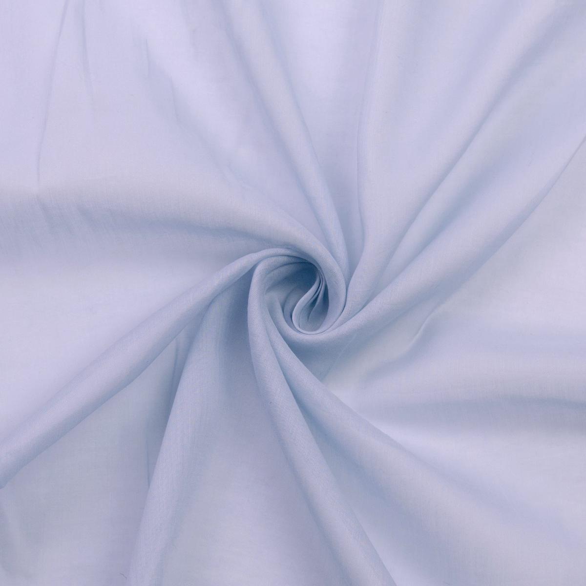Peter Light Blue Voile Cotton Fabric
