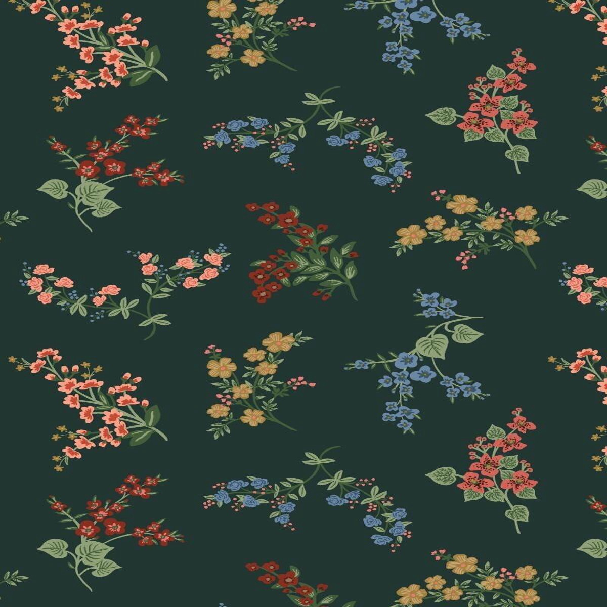 Gracie Amelia By Rifle Paper Co. For Cotton + Steel Fabrics Evergreen
