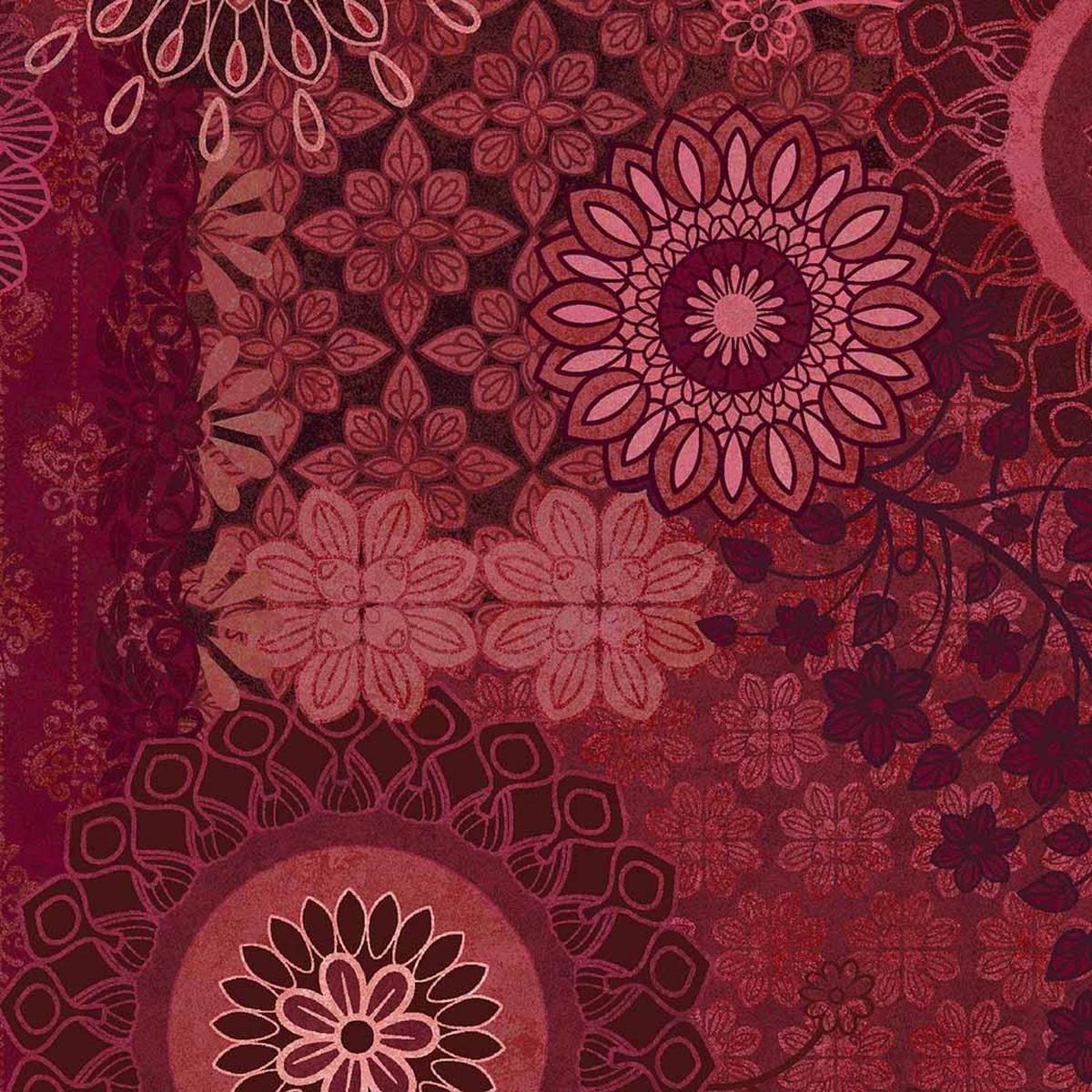 Maywood Studio - Operetta by Monique Jacobs - Patchwork - Maroon - Yardage