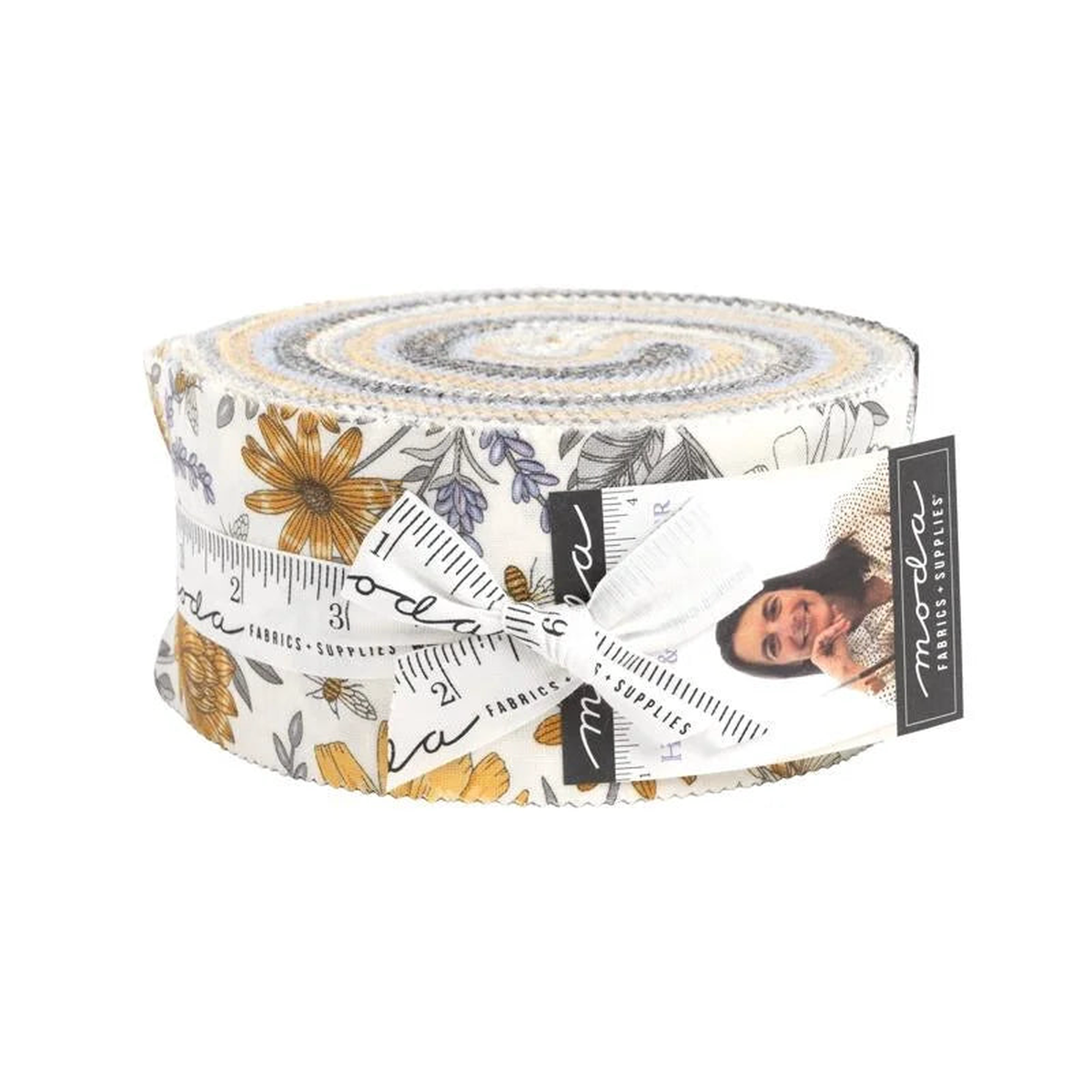 Honey & Lavender Jelly Roll by Deb Strain for Moda Fabrics