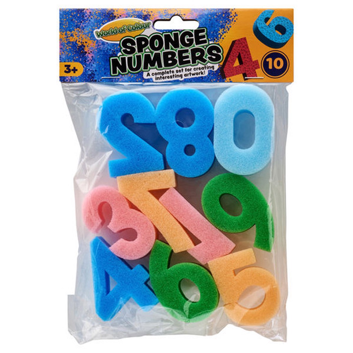 Sponge Numbers (10pcs)