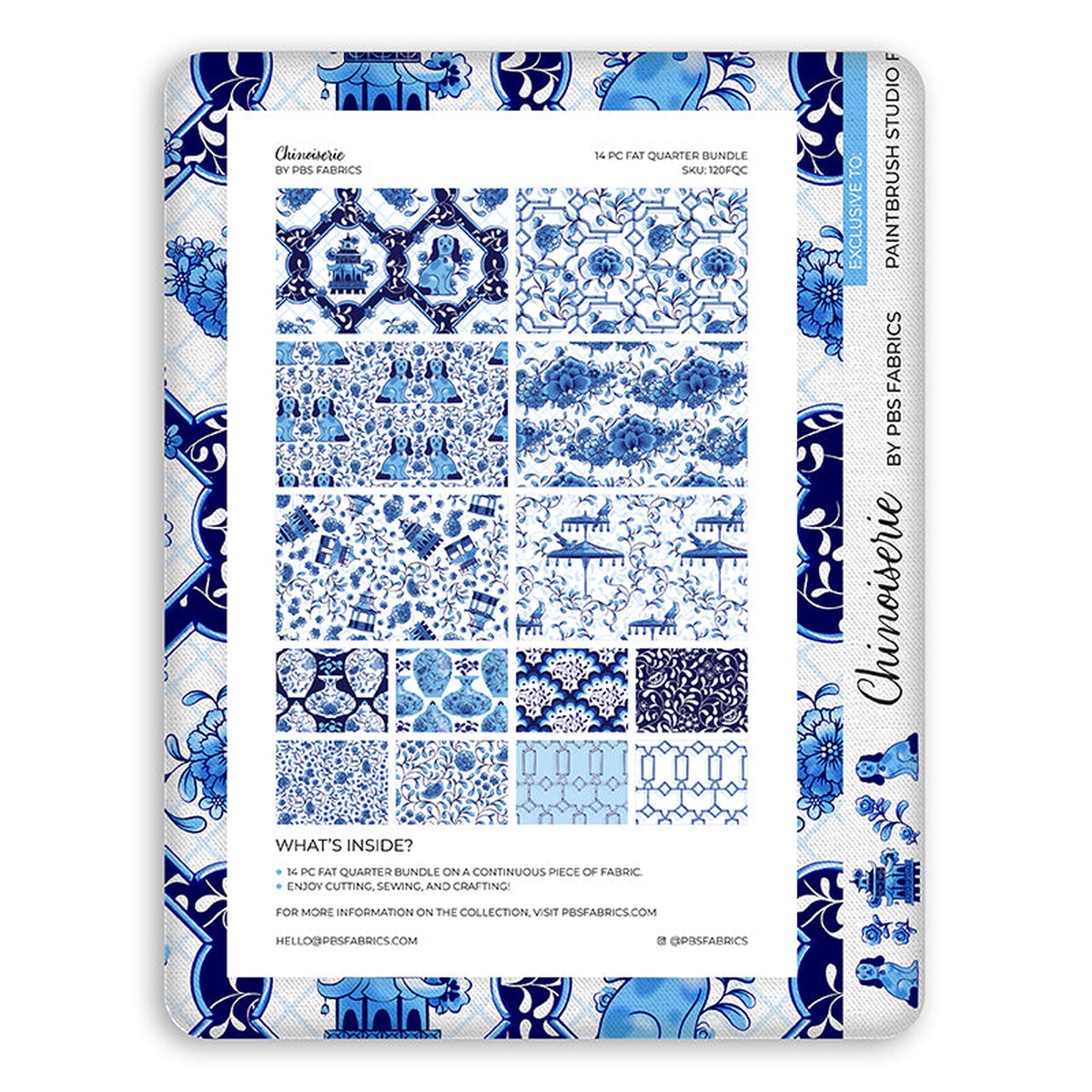 Chinoiserie - Flat Fat Stack 14 PC