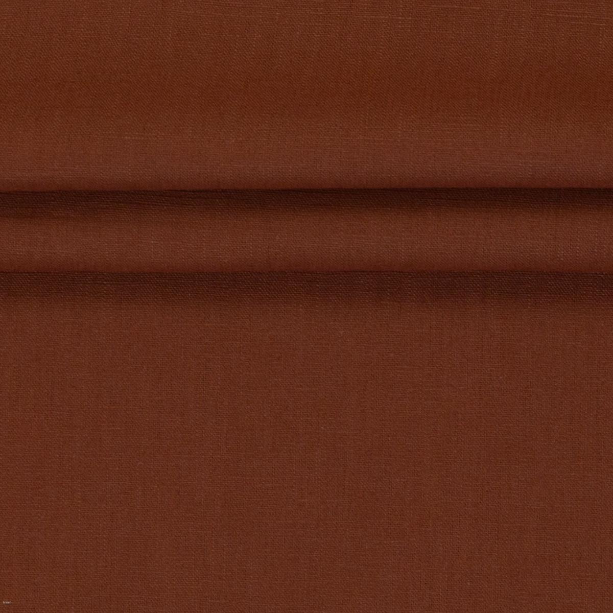 Linen fabric - cinnamon 235 g/m
