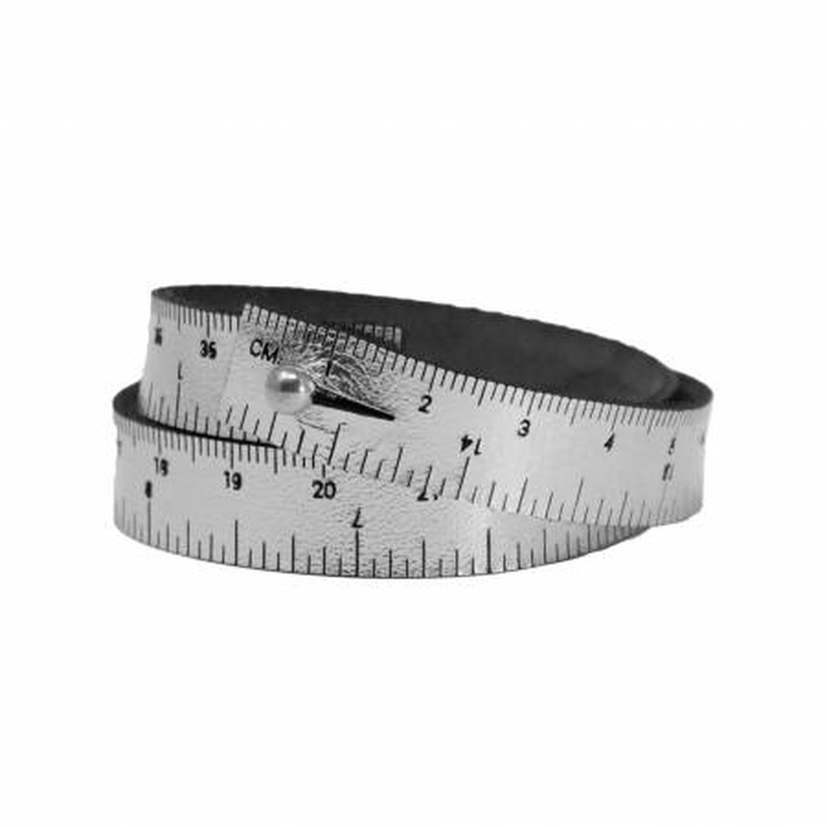 Wrist Ruler Rose Silver 17 inch