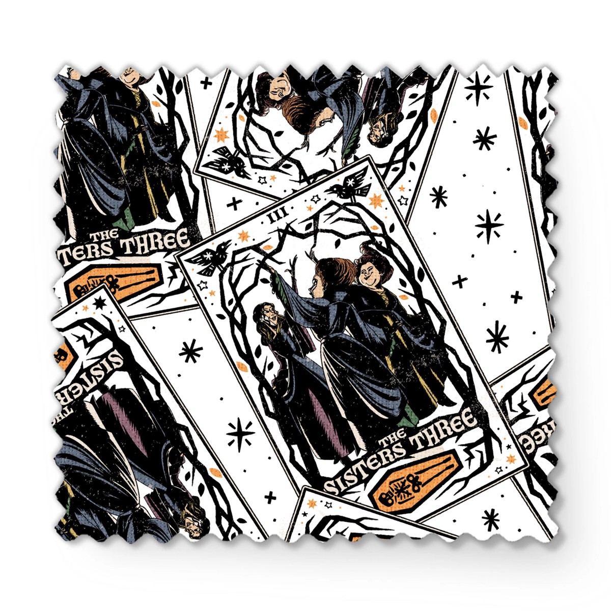 Disney Hocus Pocus Sisters Cards Fabric