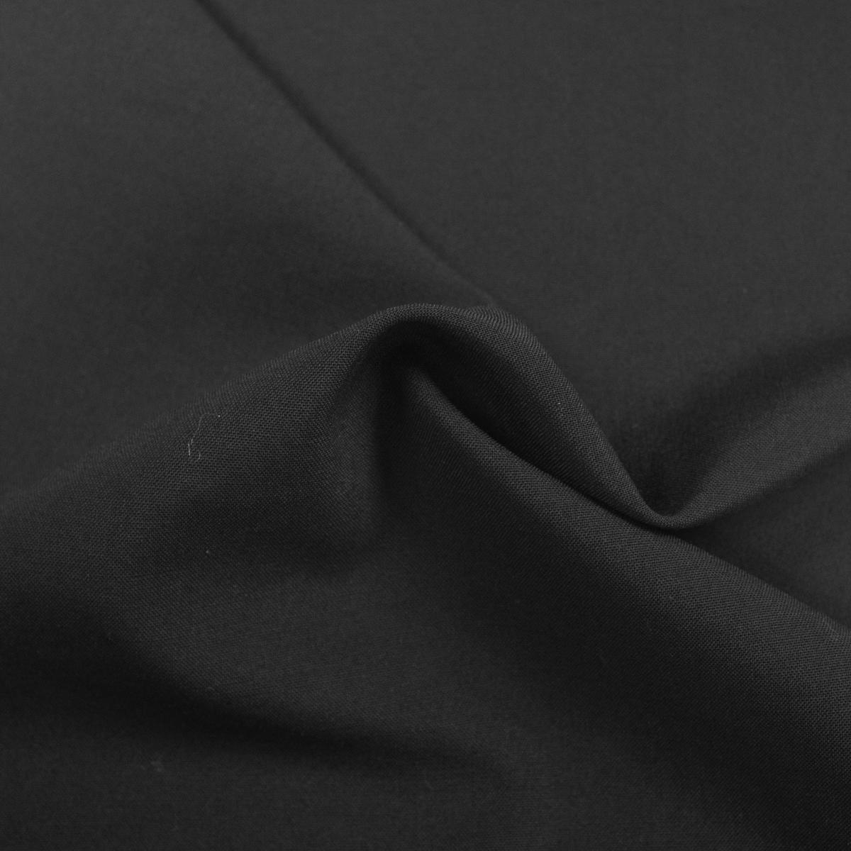 Sibre Black Wool Suiting Fabric