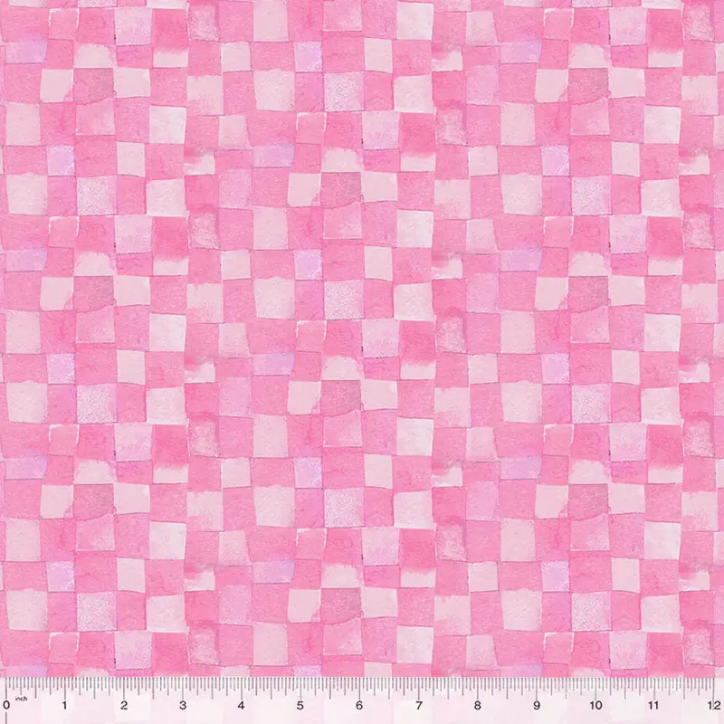 Connections Maria Carluccio 53723D-10 Pink Checkerboard Cotton
