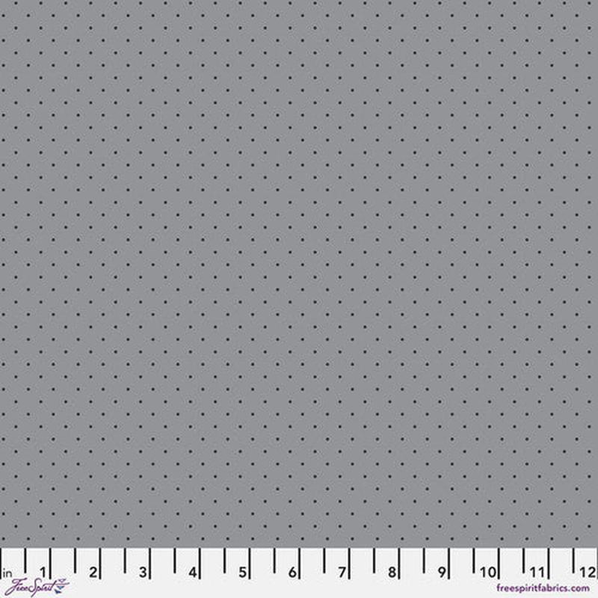 Fabric FreeSpirit Tula Pink Shadow Tiny Dots True Colors Graywork by the Quarter Yard PWTP185SHADOW