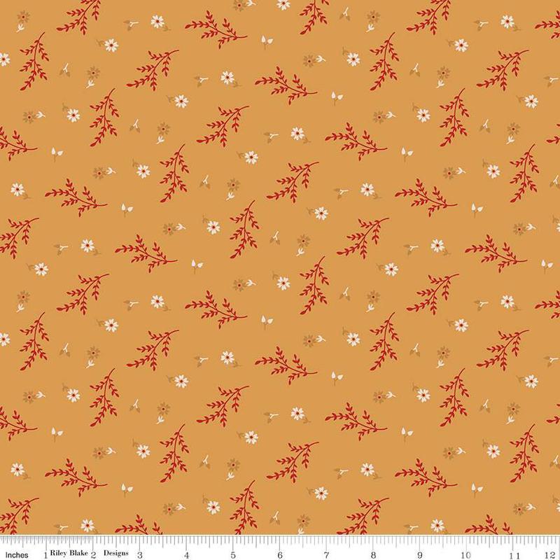 Fabric Riley Blake Cider Delightful Gentler Times by the Quarter Yard C16474-CIDER