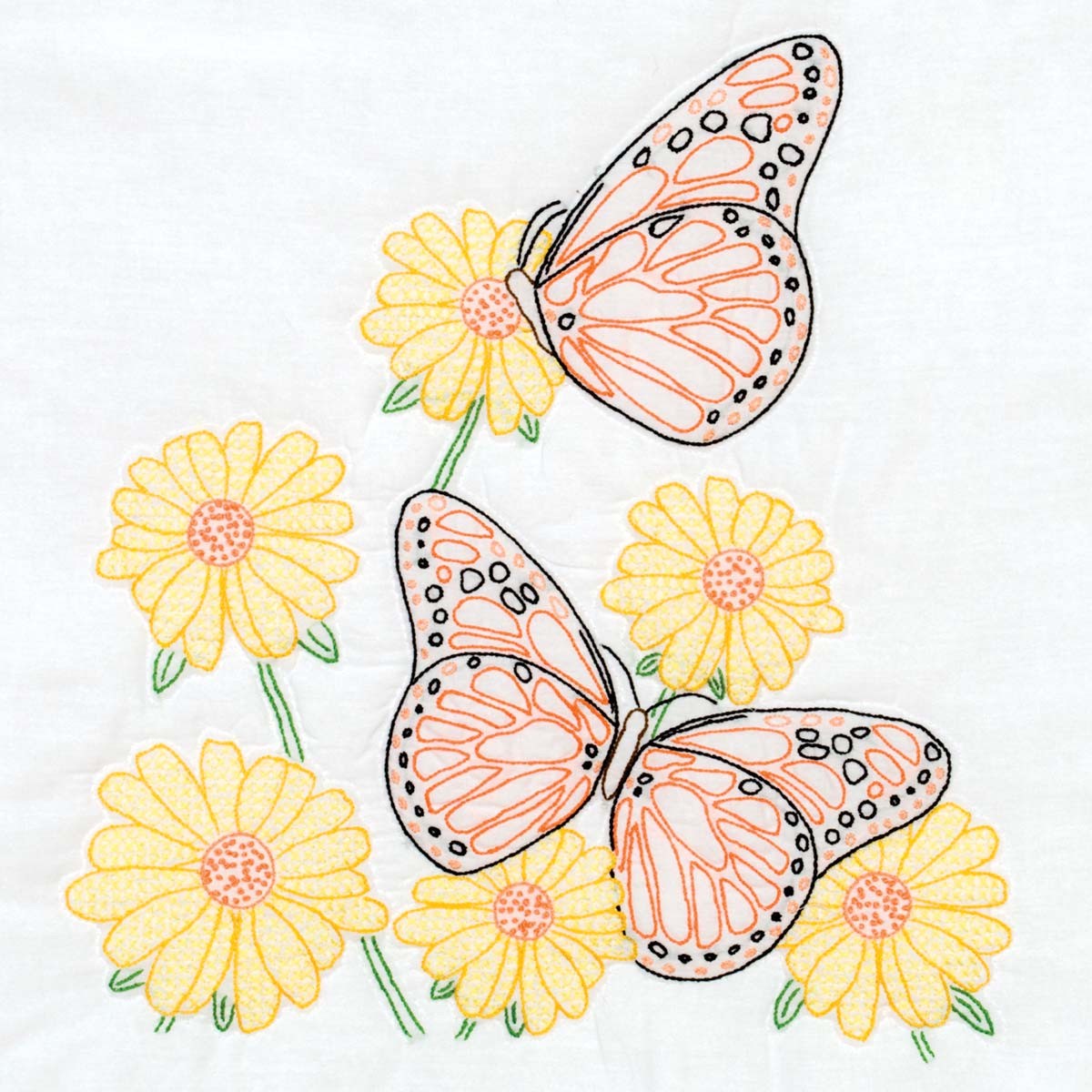 Jack Dempsey Butterflies 18" Quilt Blocks