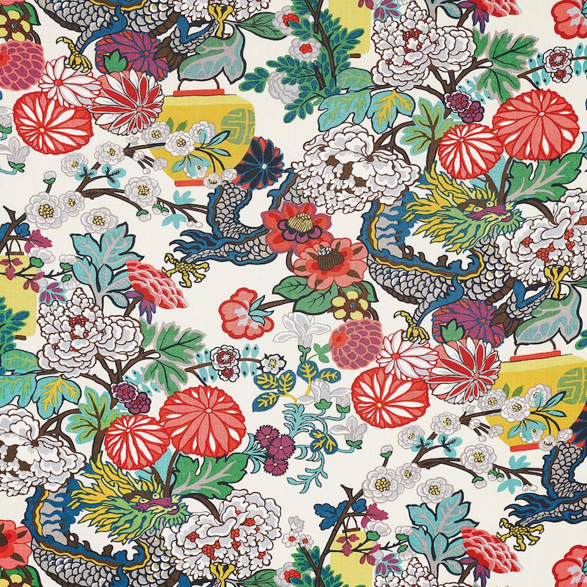 Chiang Mai Dragon Alabaster Fabric