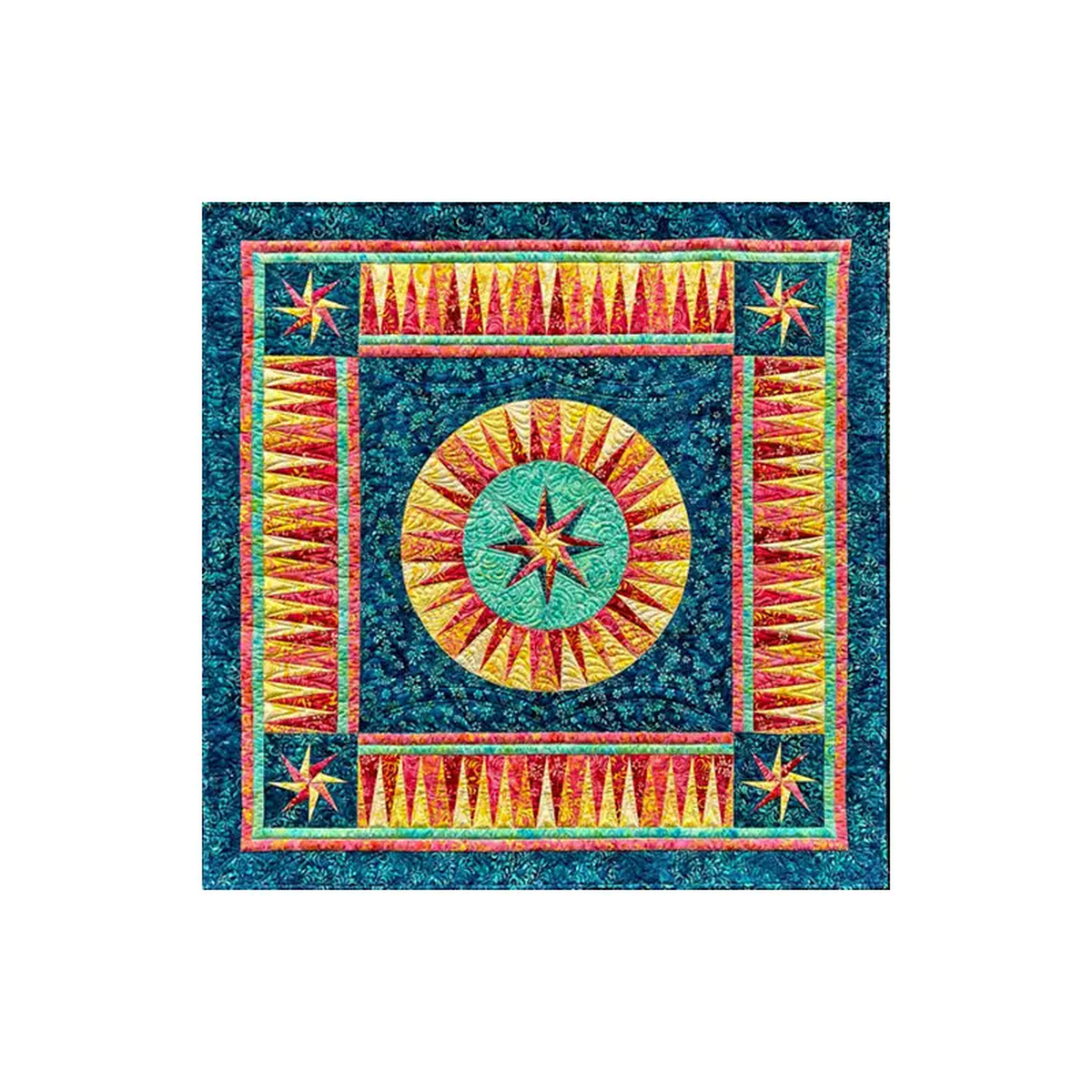 Jdj Kits Jacqueline de Jonge 53837QK-X Multi JDJ 8211 Sundance Quilt Kit Batik Cotton
