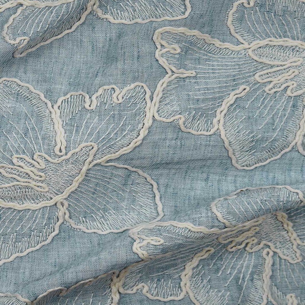 Posatino Corded Flora - Light Denim / Ecru
