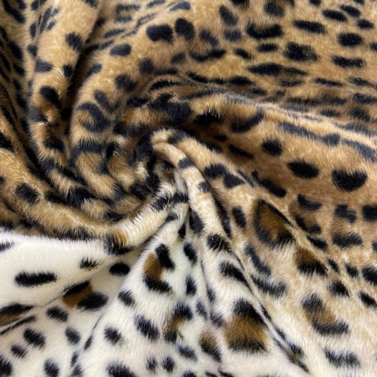 Classic Cheetah - Poly-Nylon Faux Fur - 1/2 Meter
