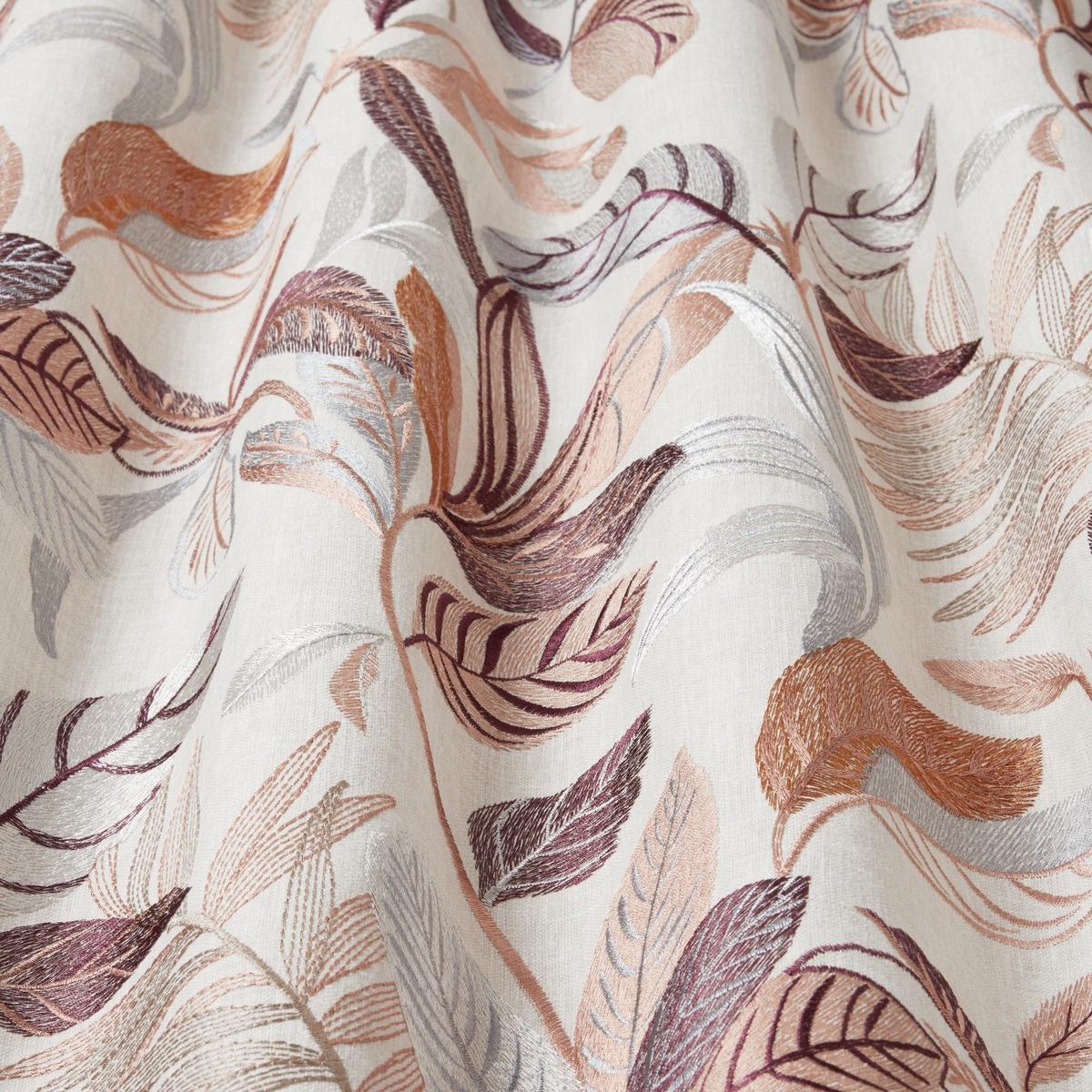 iLiv Embroidered Curtain Fabric 2.3 Metres Antigua Rosedust Upholstery Cushion