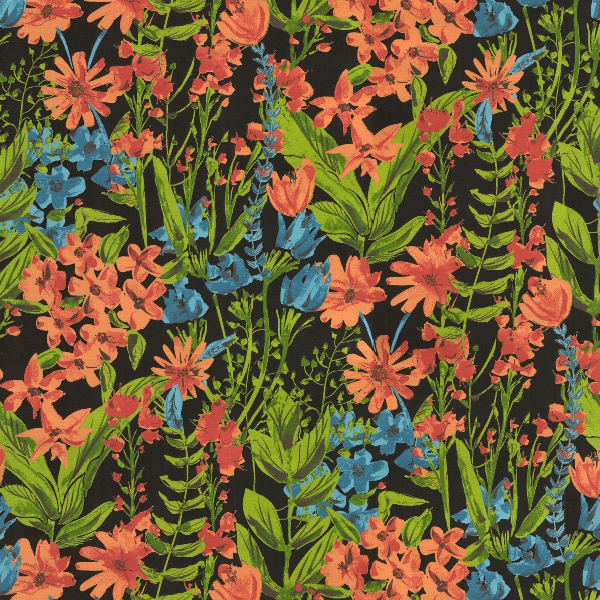 OD Gloria Black Tempo Fabric