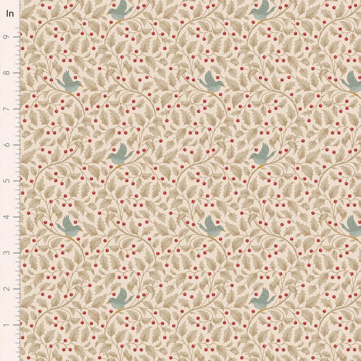 Tilda Merry Little Christmas Fabric - Holly Clay