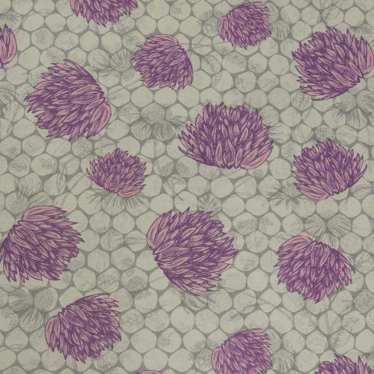 Bee Haven Fabric Collection - Clover Dot Grey