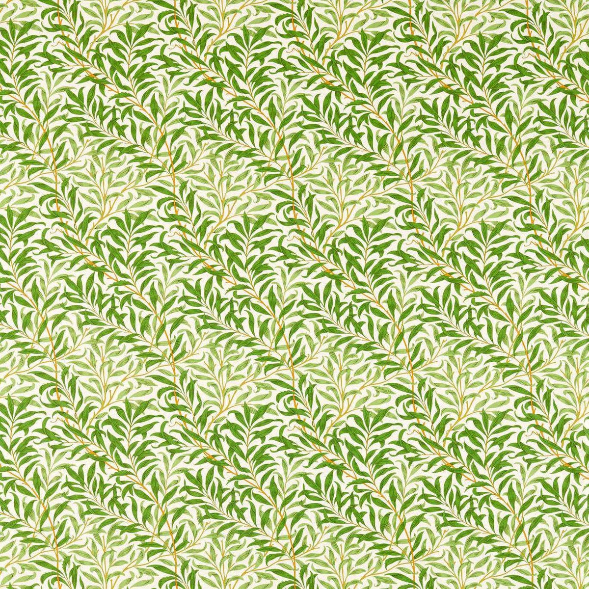 Willow Bough Cornubia Leaf Green Fabric by Morris & Co