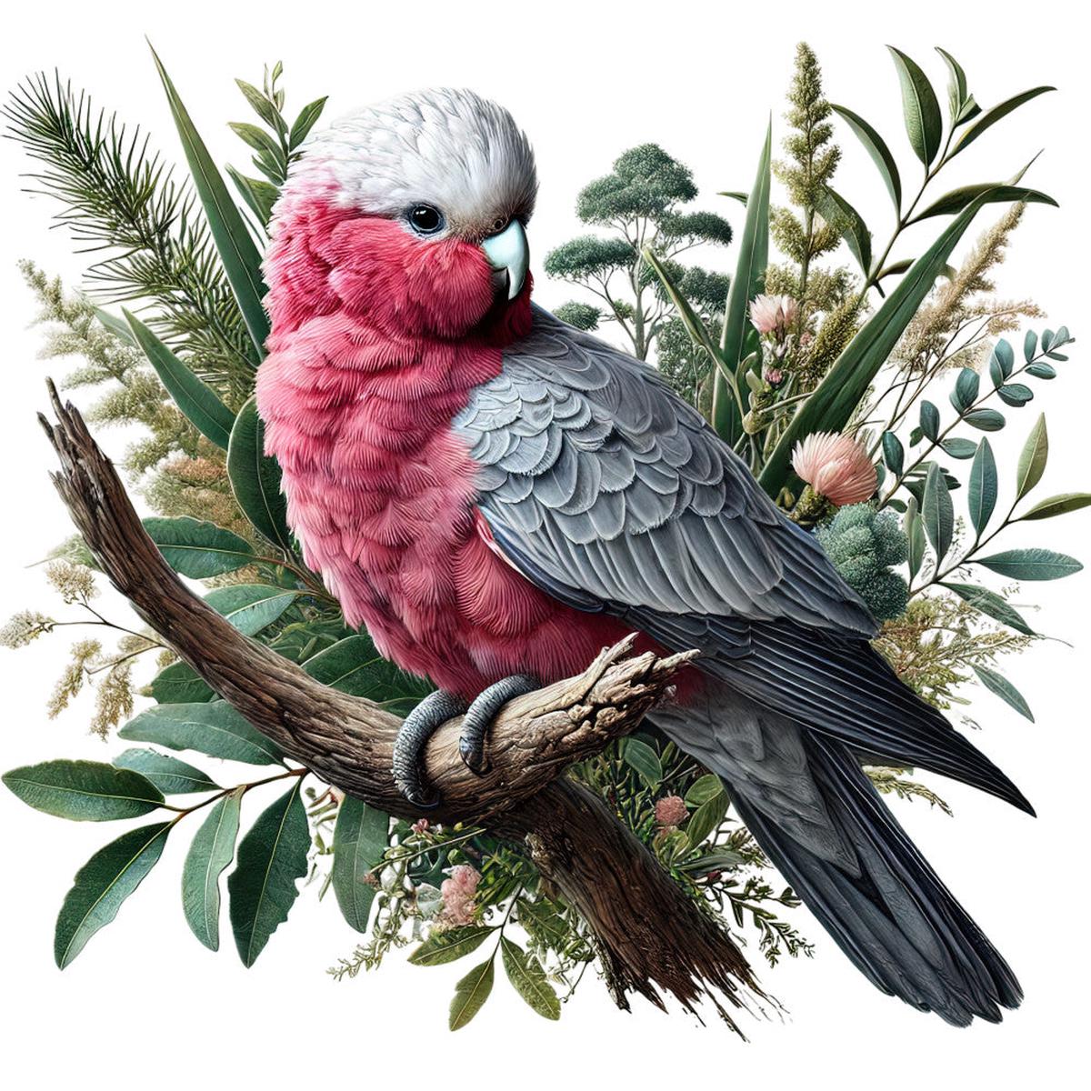 Australian Birds Fabric Panel 3