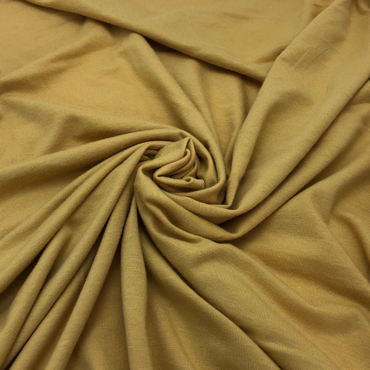 Egg Yolk Medium - Bamboo/Cotton Stretch Jersey - Yellow - 1/2 Meter