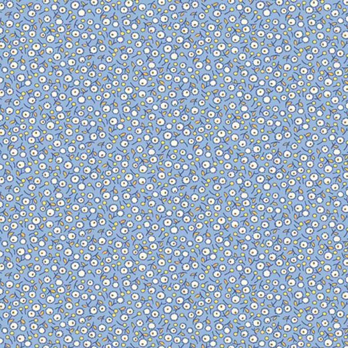 Marcus Fabrics - Aunt Grace Rock My Baby by Judie Rothermel - Dandelion - Blue - Yardage