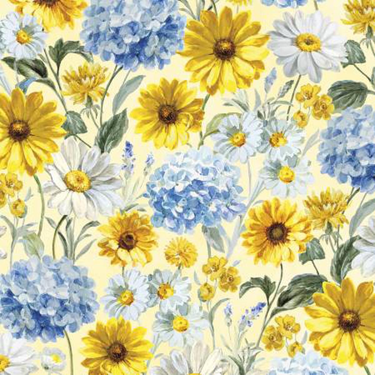 Bees & Blooms Yellow Packed Flowers 89282-554