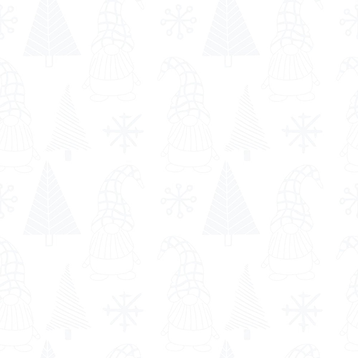 Gnomes Trees Tone on Tone Fabric
