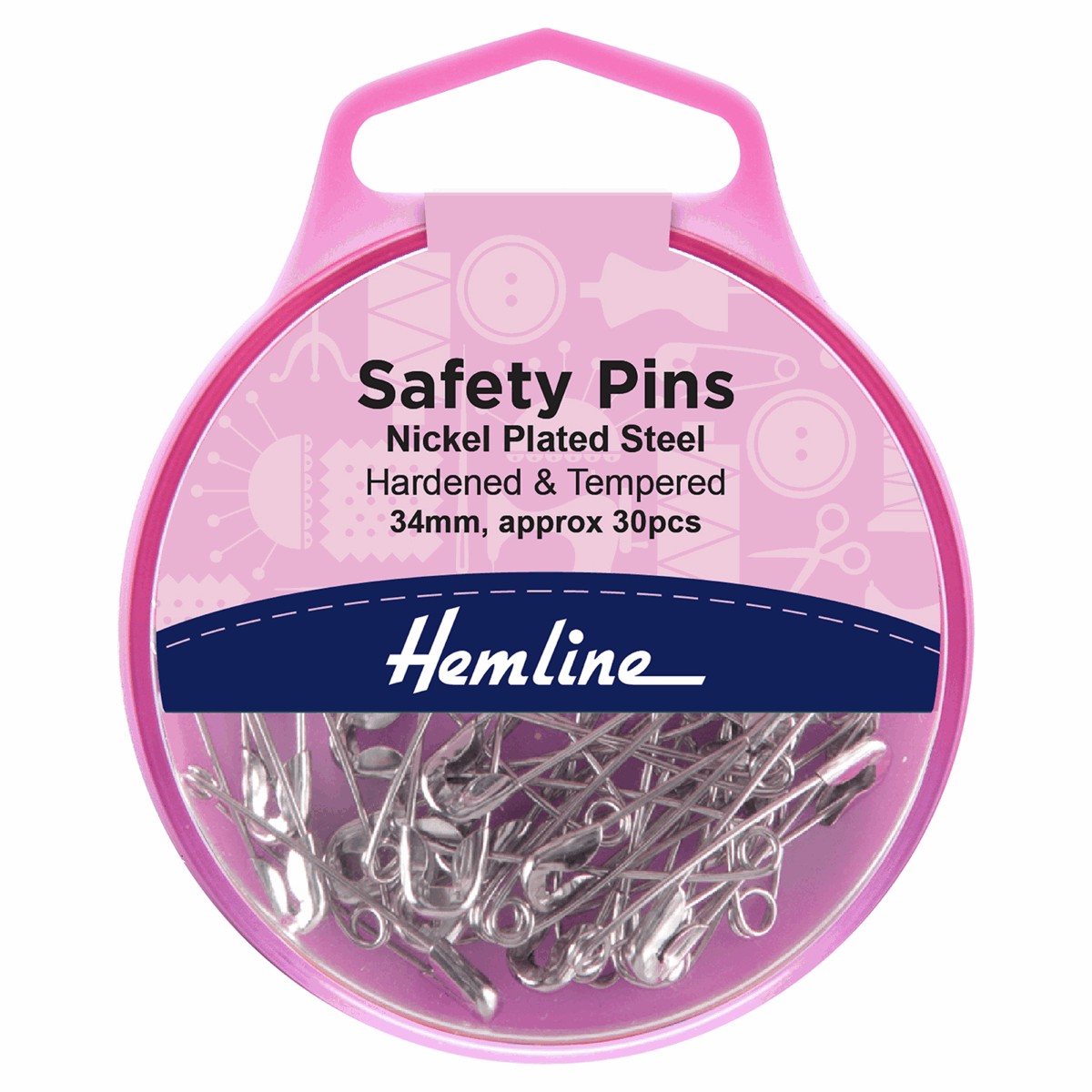 Safety Pins - Nickel
