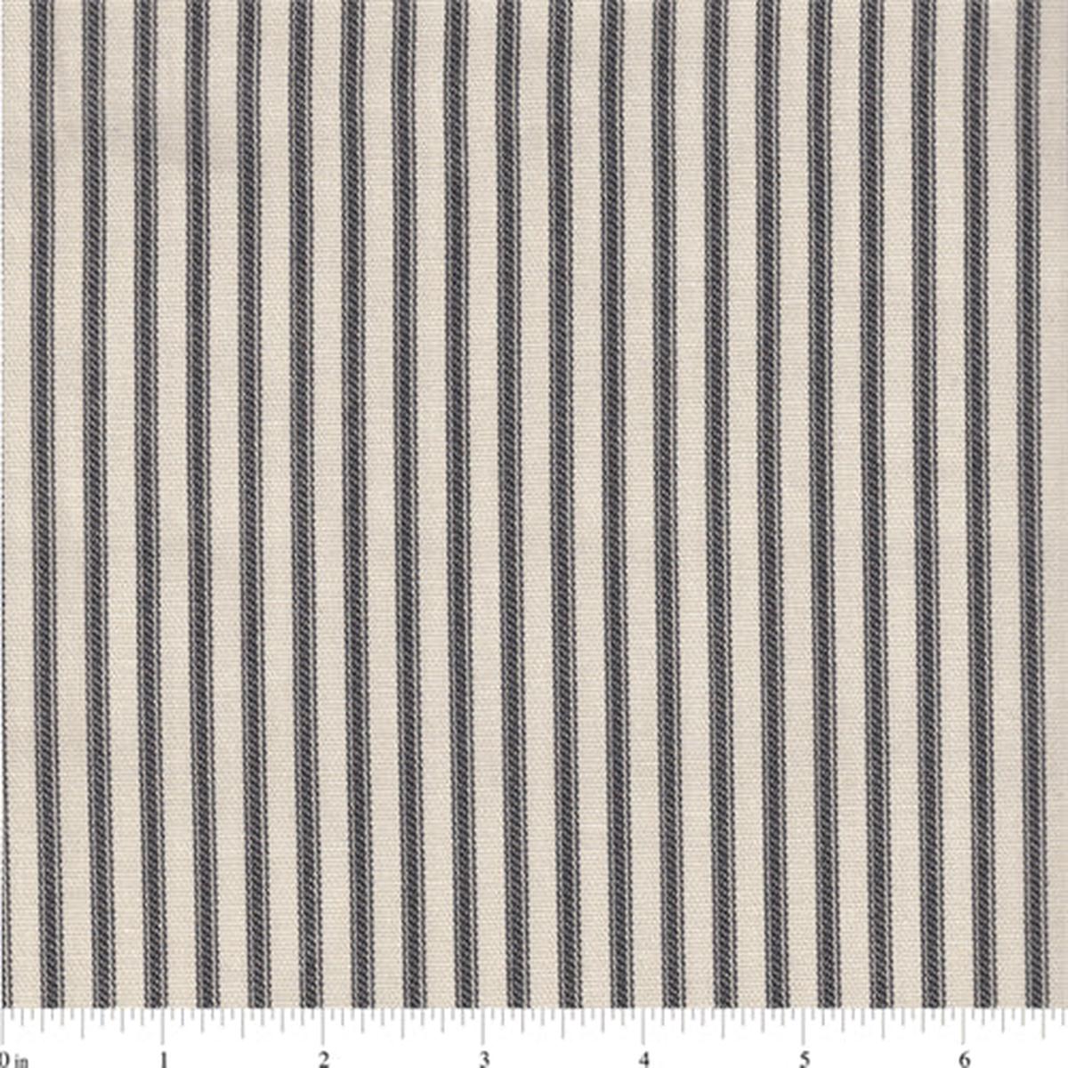 20 YD Bolt-Black Duck Ticking Fabric