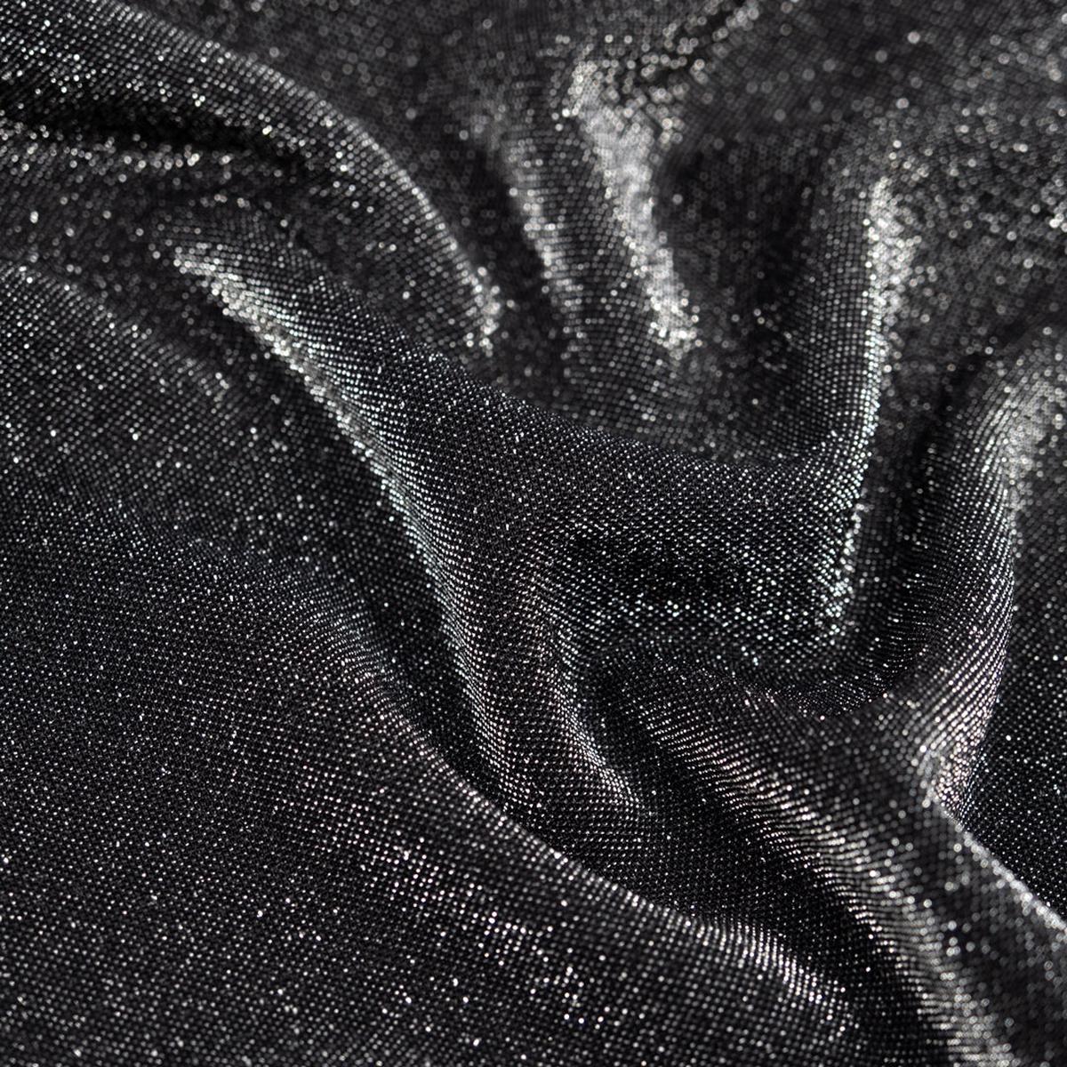 Deadstock Metallic Knit - Iron