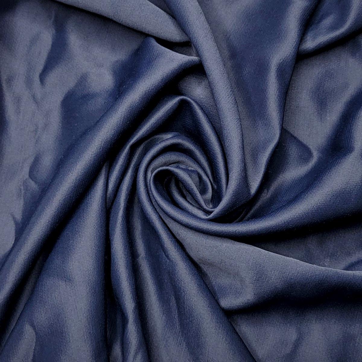 Italian Dad - Shine Finish Wool Woven - Navy - 3M Bundle