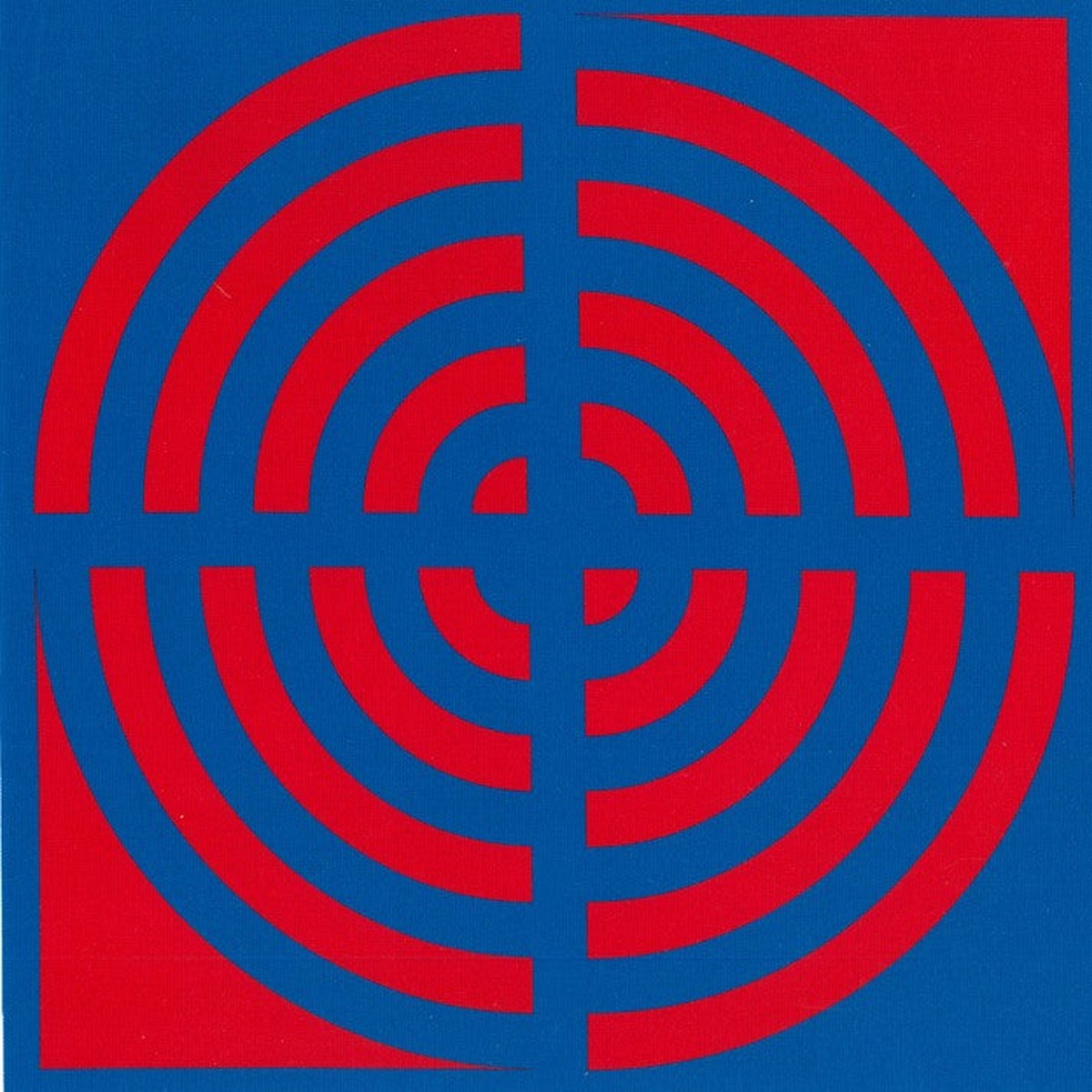BLOCKSTAR RETRO RANGE CIRCLE BLOCK - RED/BLUE