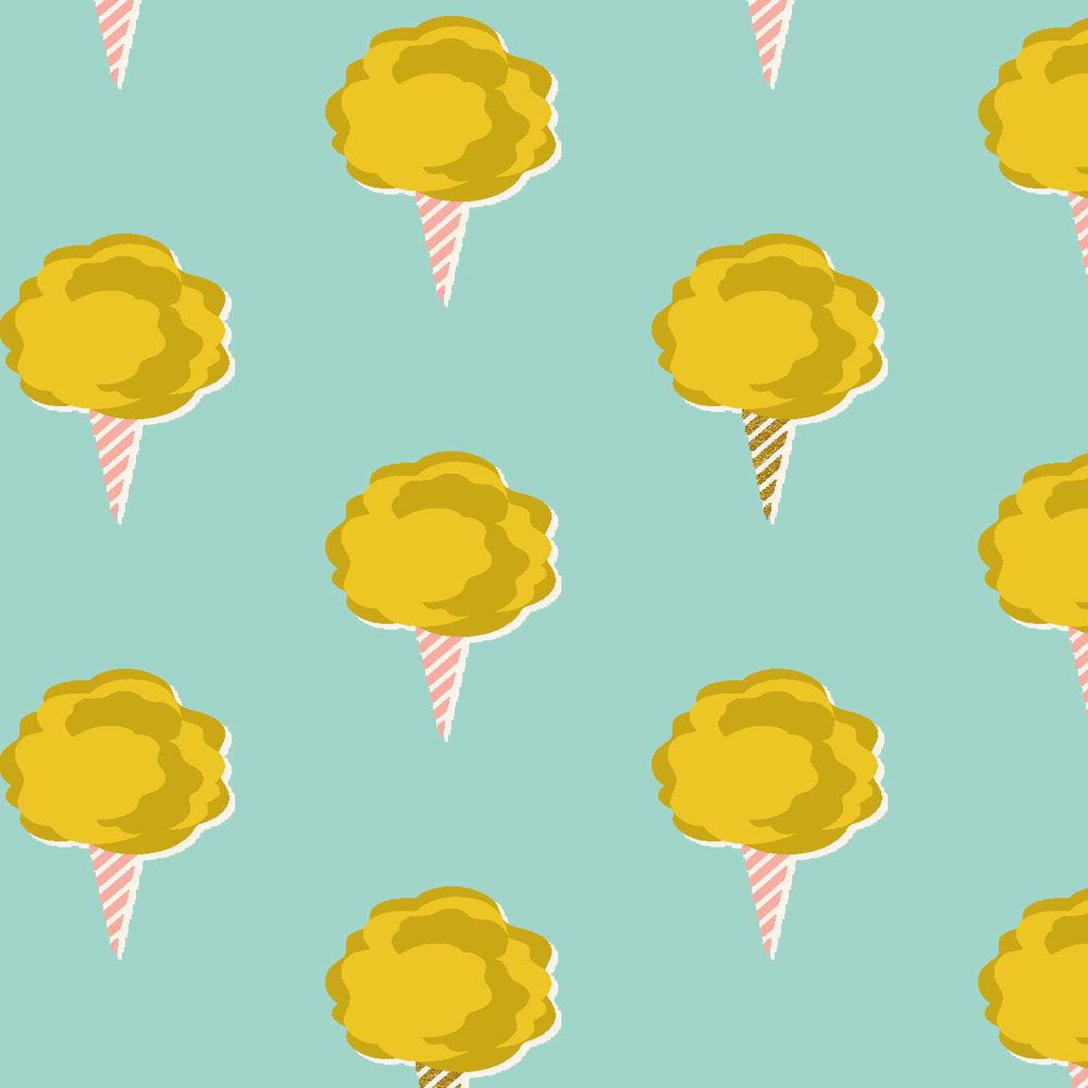 East Coast Sugar Rush By Megan Kampa For Cotton + Steel Sky High / Metallic