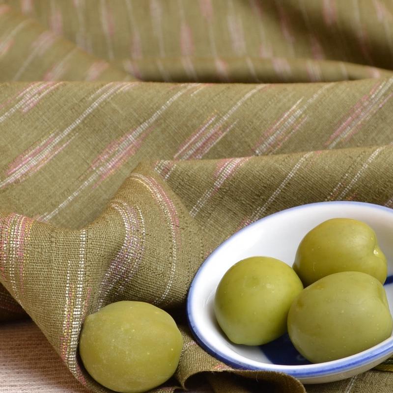 Japanese Sewing Fabric, Morikiku Cotton "Green Arrow"