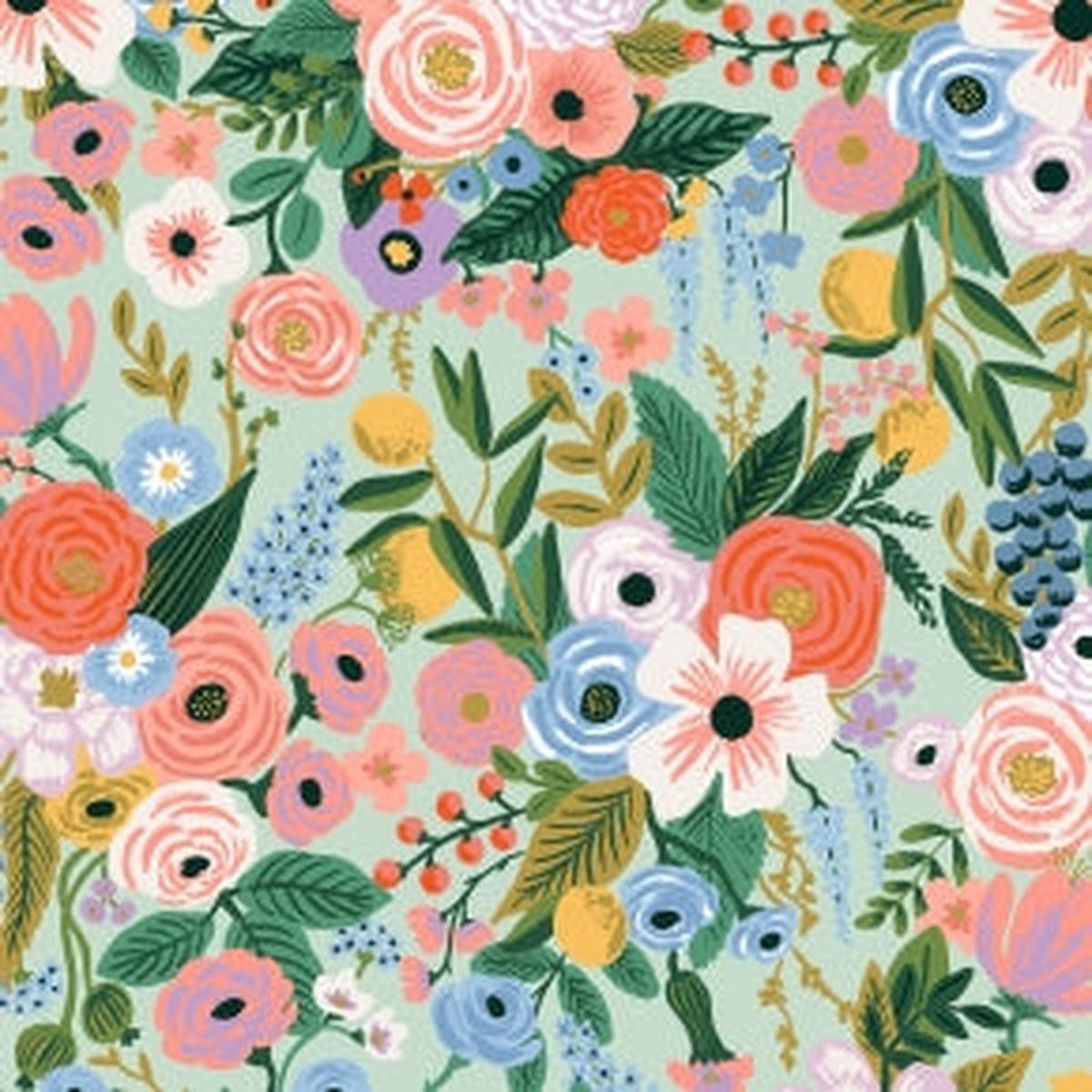 Garden Party in Mint -- Garden Party by Rifle Paper Co. for Cotton + Steel