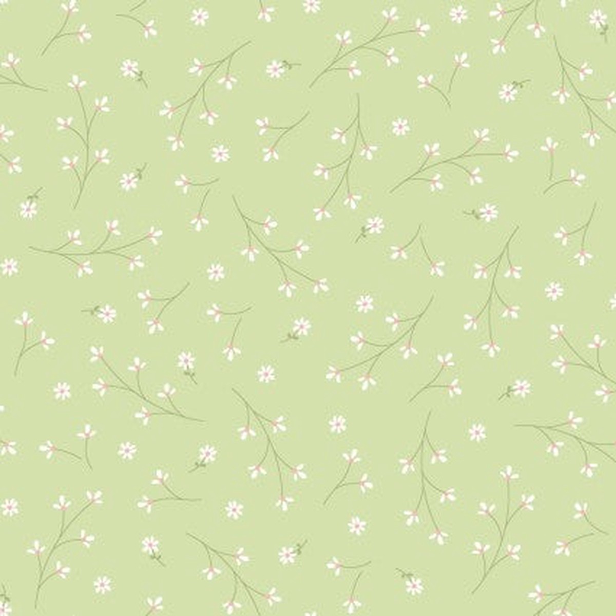 Kimberbell Basics - Pretty Petals Green | MAS8260-G