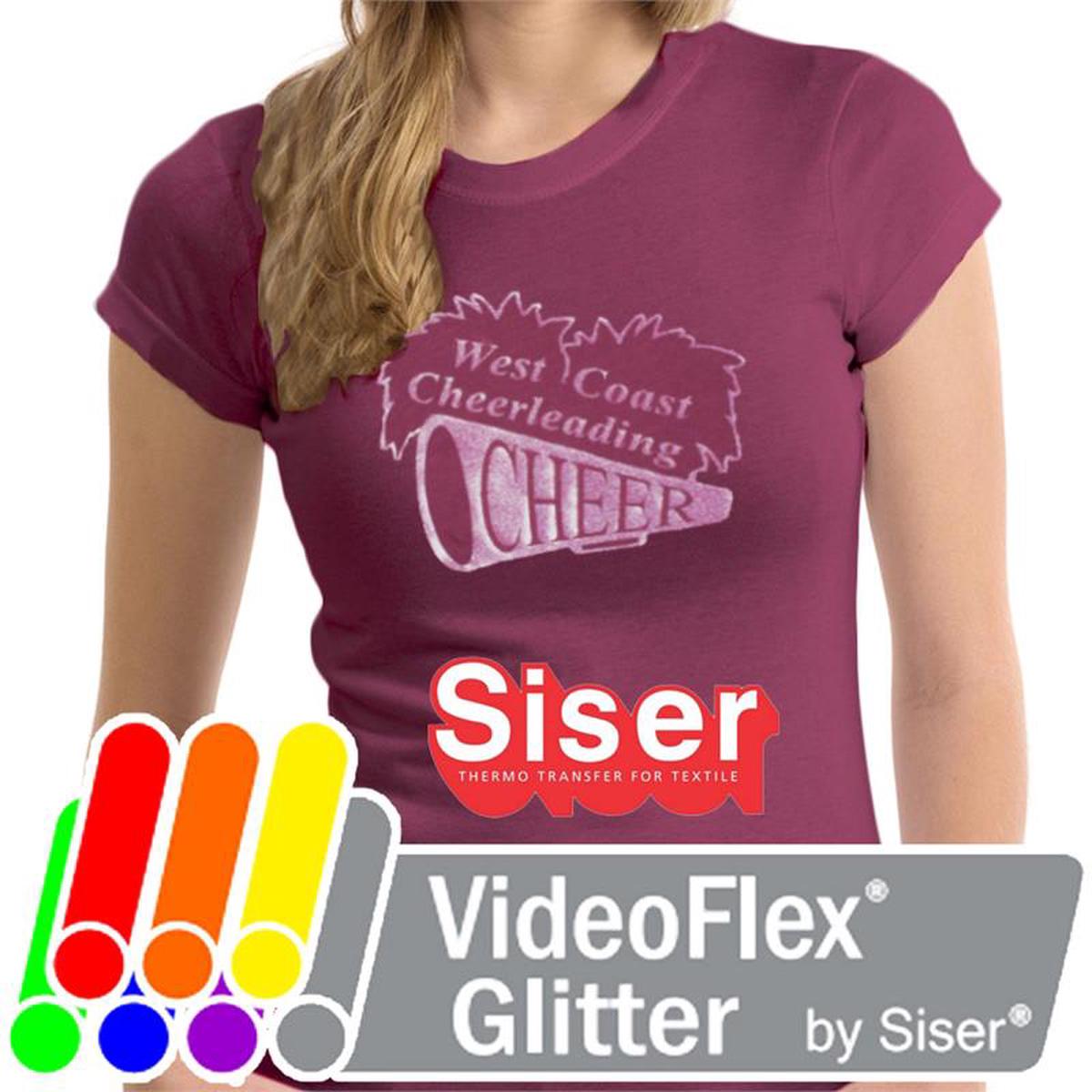 Siser EasyWeed VideoFlex Glitter HTV 15" by 12" Sheet(s)