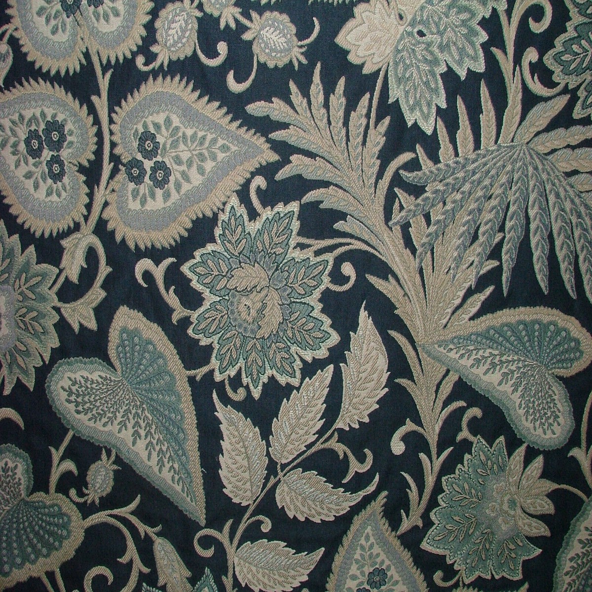 3.3 Metre iLiv Etienne Sapphire Heavy Woven Fabric Curtain Upholstery Cushion