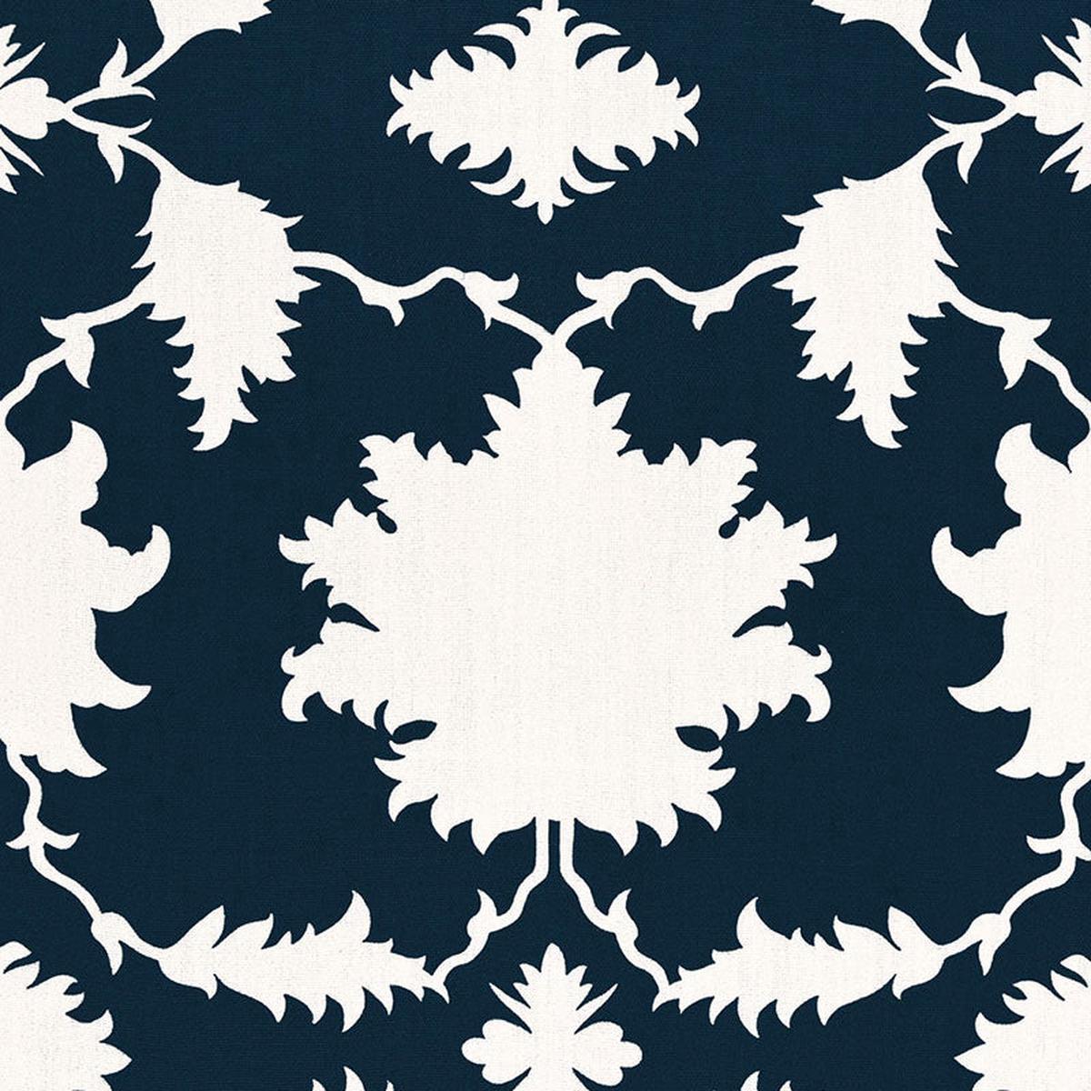 Garden Of Persia Bleu Marine Fabric